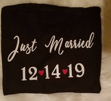 Mr and Mrs t-shirt set